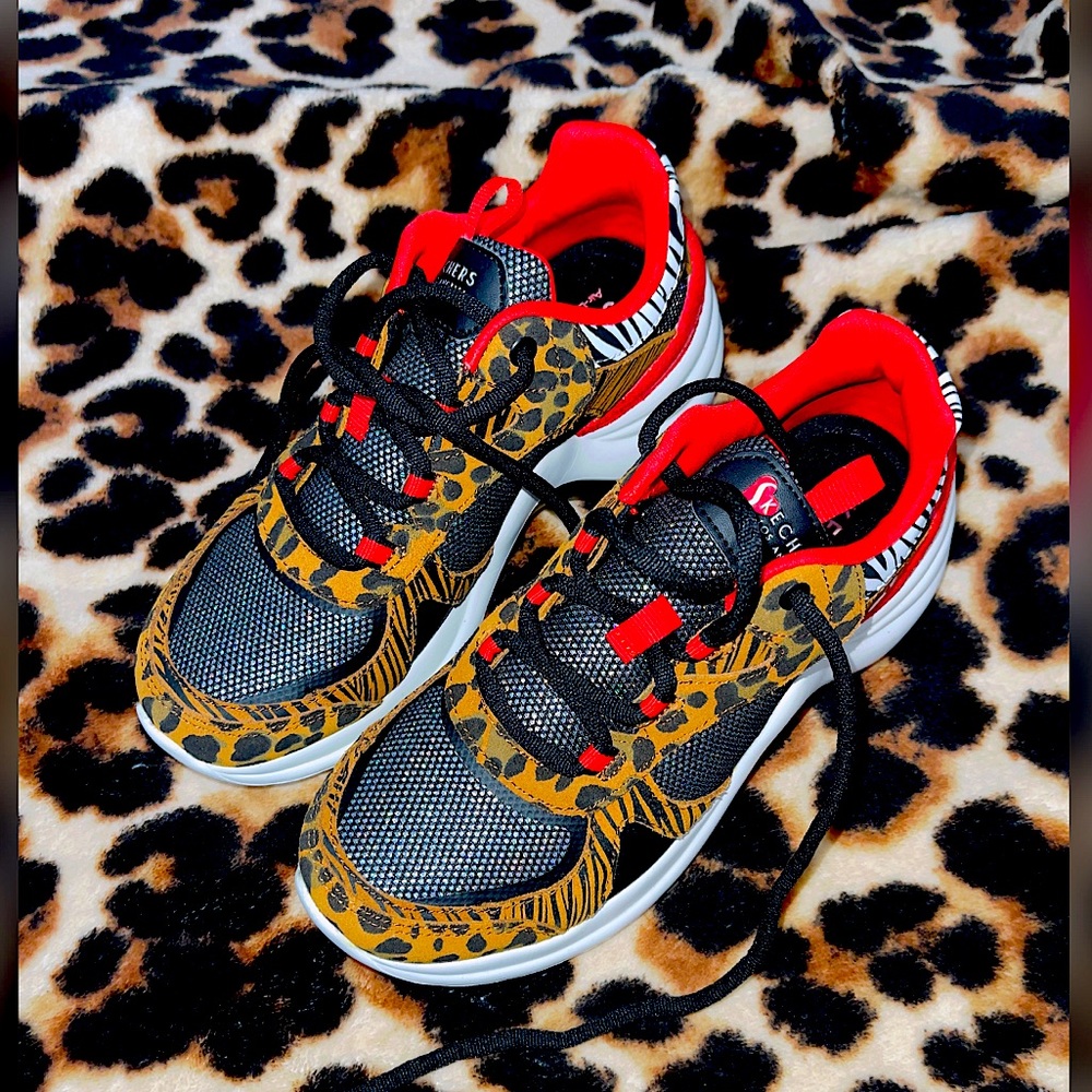 Leopard Print Sneakers